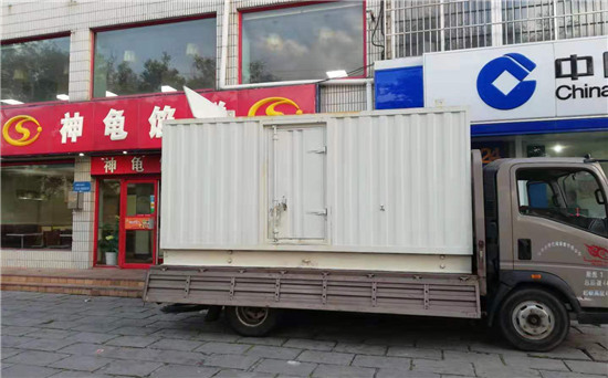 萝北出租发电机施工案例